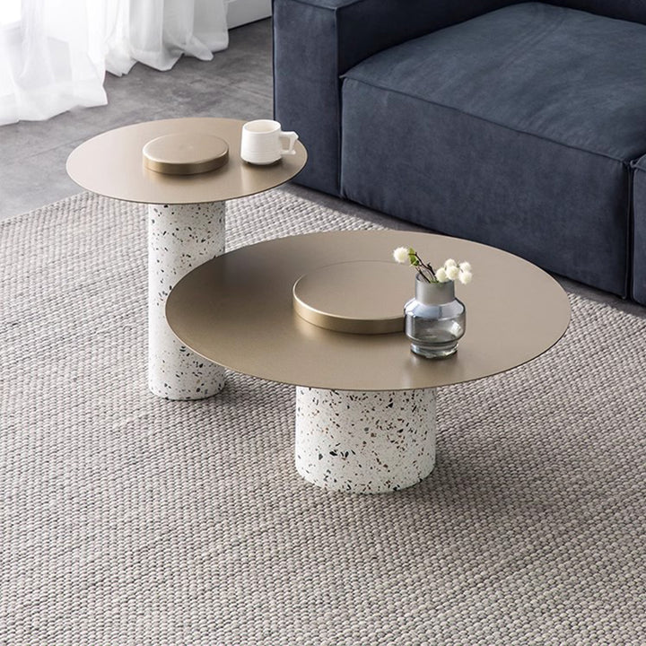 MAS-2275 Masdio SIGRID Modern Terrazzo Coffee Table Masdio