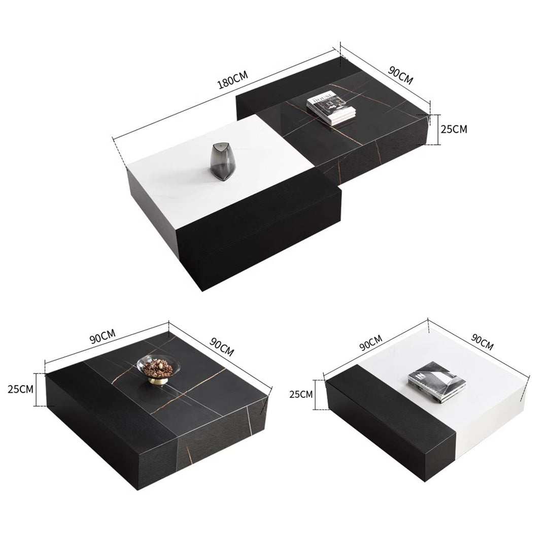 MAS-2277 Masdio DELVER Modern Sintered Stone Coffee Table Masdio