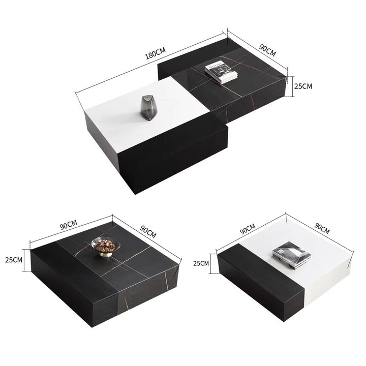 MAS-2277 Masdio DELVER Modern Sintered Stone Coffee Table Masdio