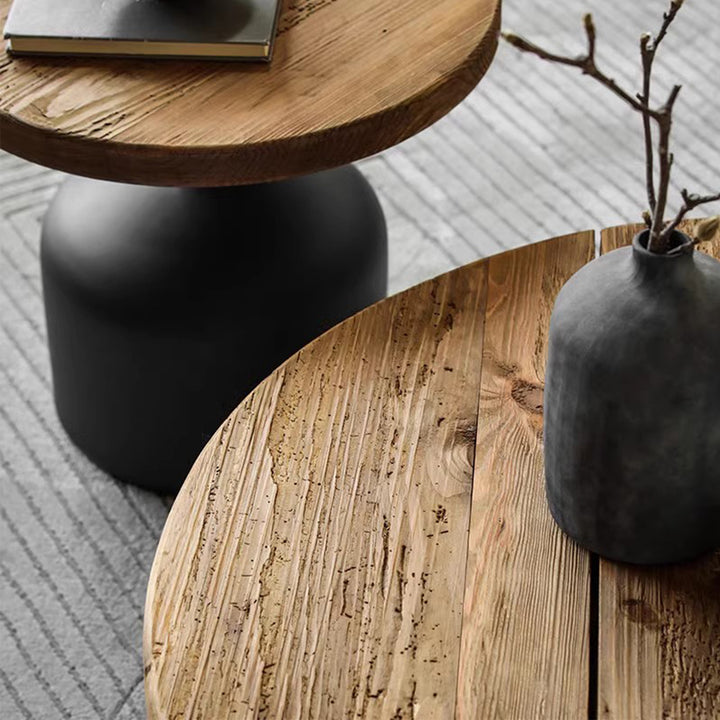 MAS-2279 Masdio CARPEL Rustic Solid Wood Coffee Table Masdio