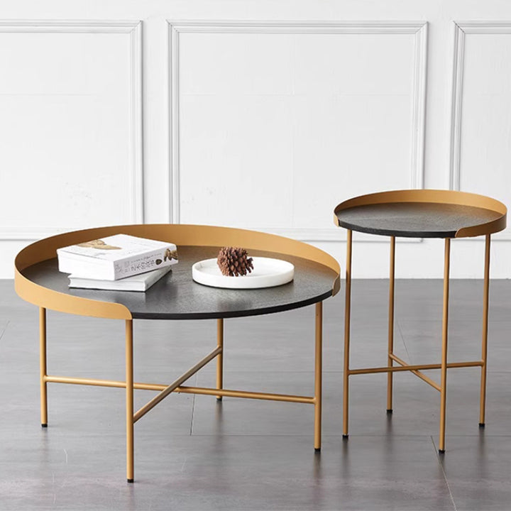 MAS-2287 Masdio POLAND Minimalist Round Nesting Coffee Tables Masdio