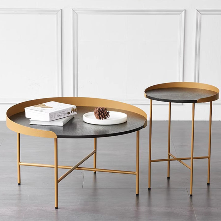 MAS-2287 Masdio POLAND Minimalist Round Nesting Coffee Tables Masdio