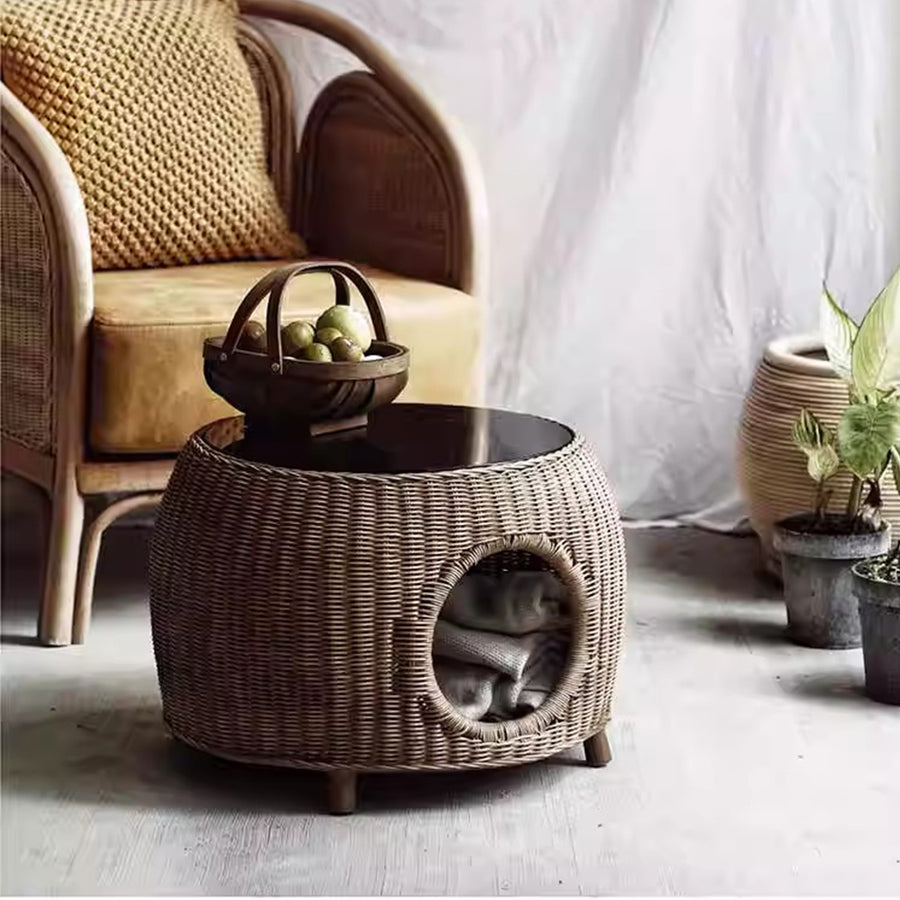 MAS-2292 Masdio THISTLE Rattan Accent Coffee Table Masdio