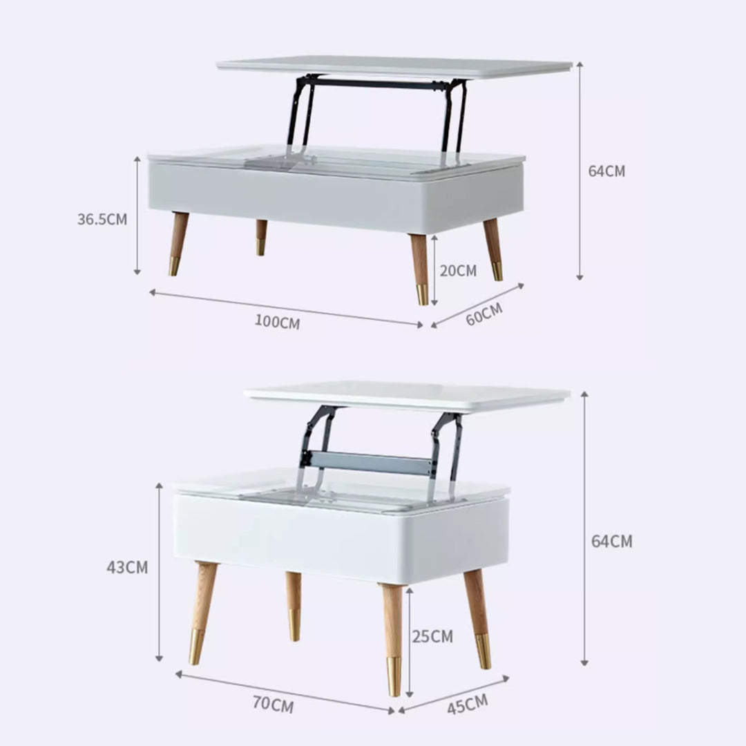 MAS-2294 Masdio KEANE Modern Extendable Coffee Table Masdio