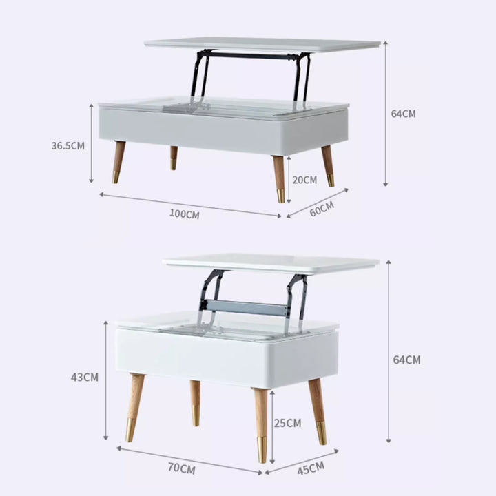 MAS-2294 Masdio KEANE Modern Extendable Coffee Table Masdio