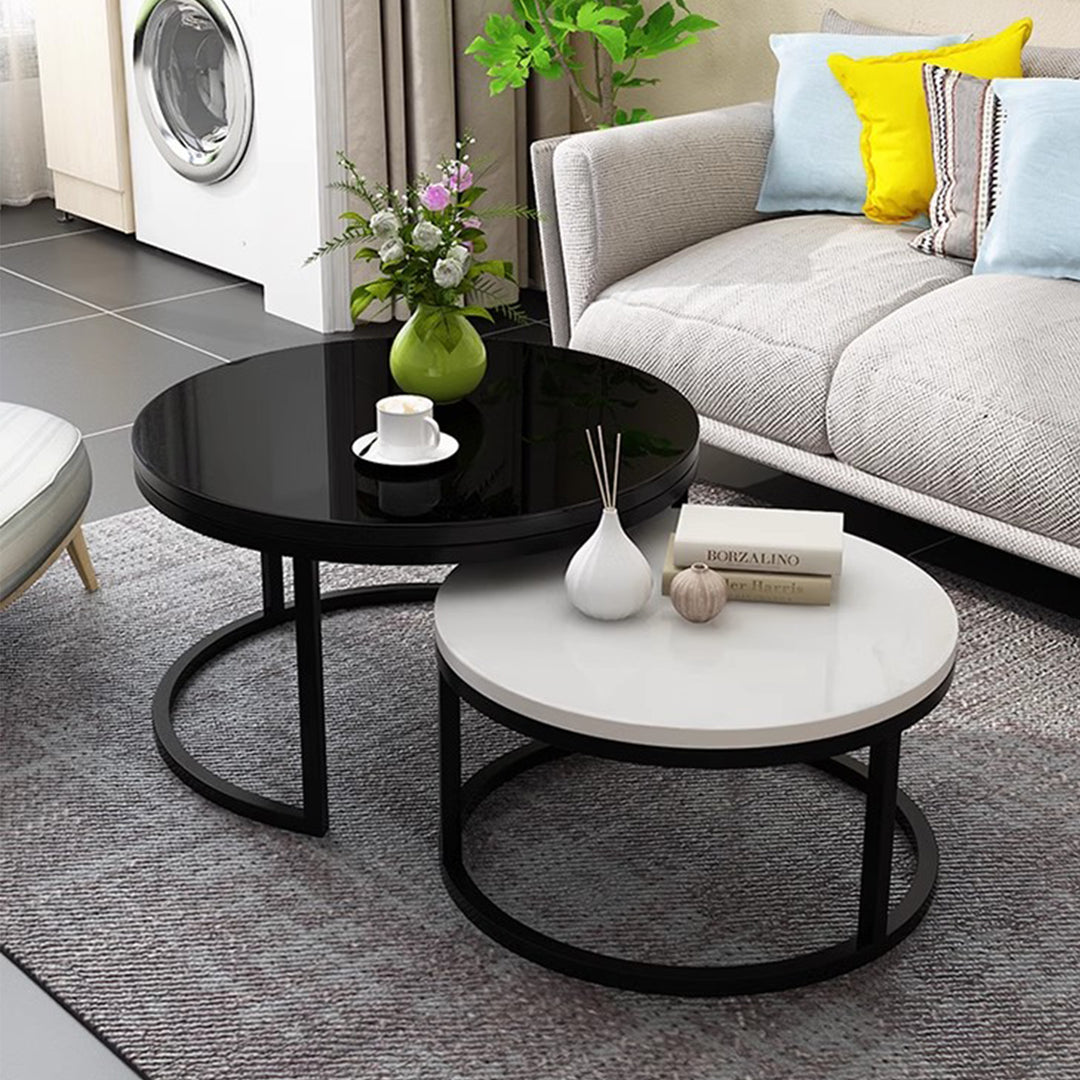 MAS-2301 Masdio MOD Monochrome Round Coffee Table Masdio