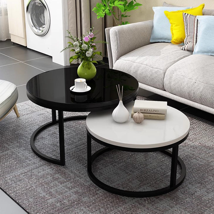 MAS-2301 Masdio MOD Monochrome Round Coffee Table Masdio