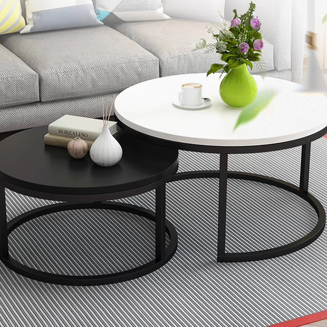 MAS-2301 Masdio MOD Monochrome Round Coffee Table Masdio