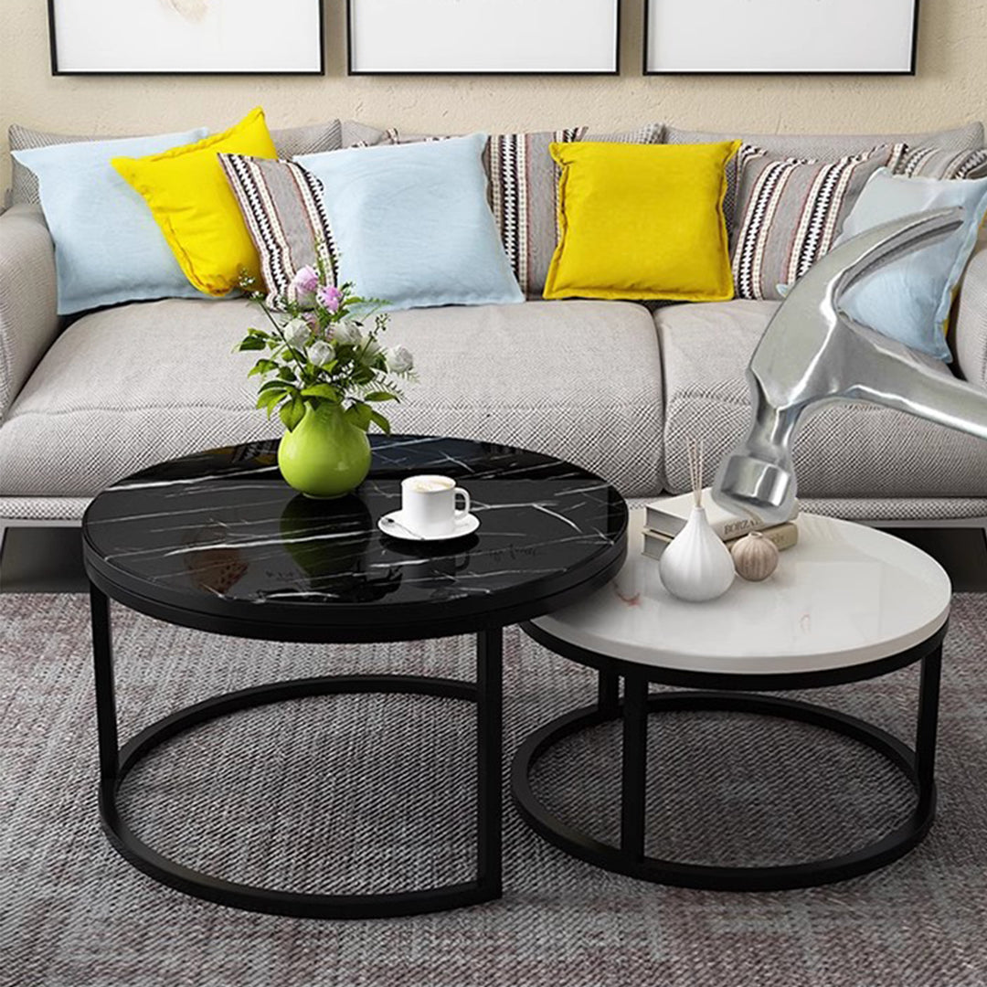 MAS-2301 Masdio MOD Monochrome Round Coffee Table Masdio