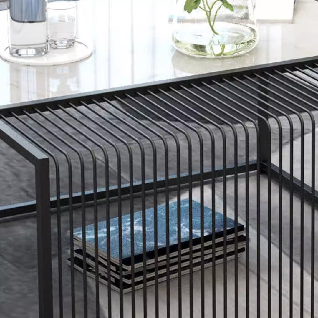 MAS-2303 Masdio Minimalist Marble Metal Frame Coffee Table Masdio