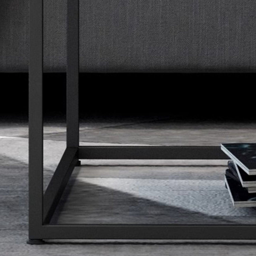 MAS-2303 Masdio Minimalist Marble Metal Frame Coffee Table Masdio