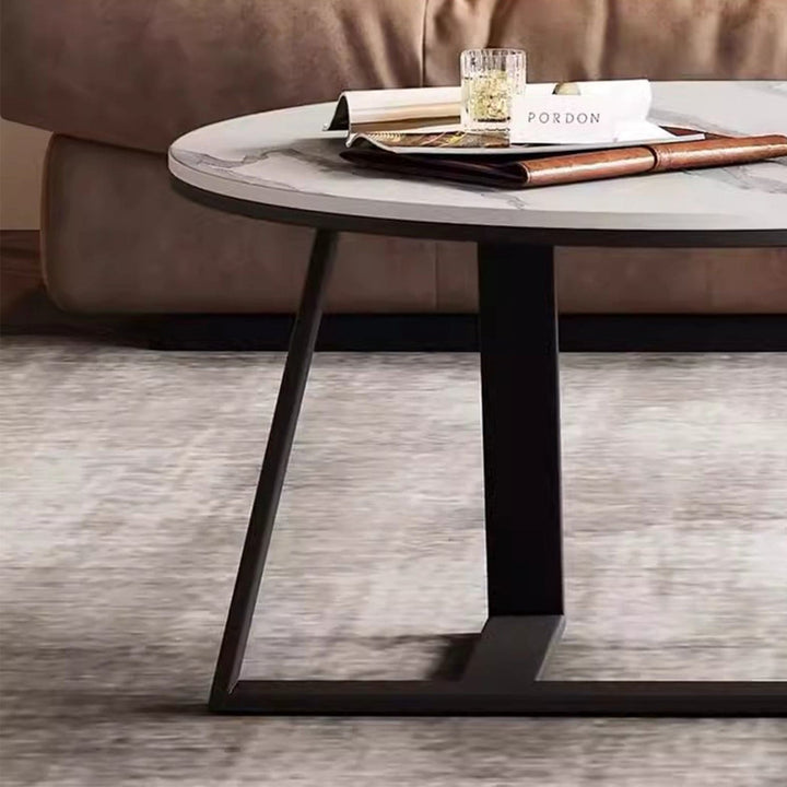 MAS-2304 Masdio MARRIOT Round Marble Coffee Table Set Masdio