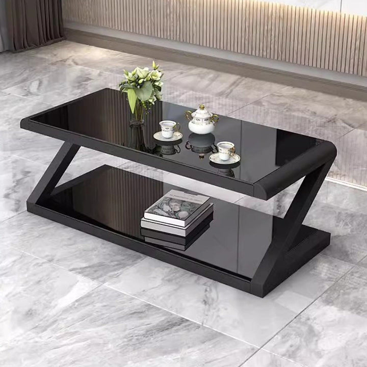 MAS-2306 Masdio ANWELL Z Tempered Glass Top Coffee Table Masdio