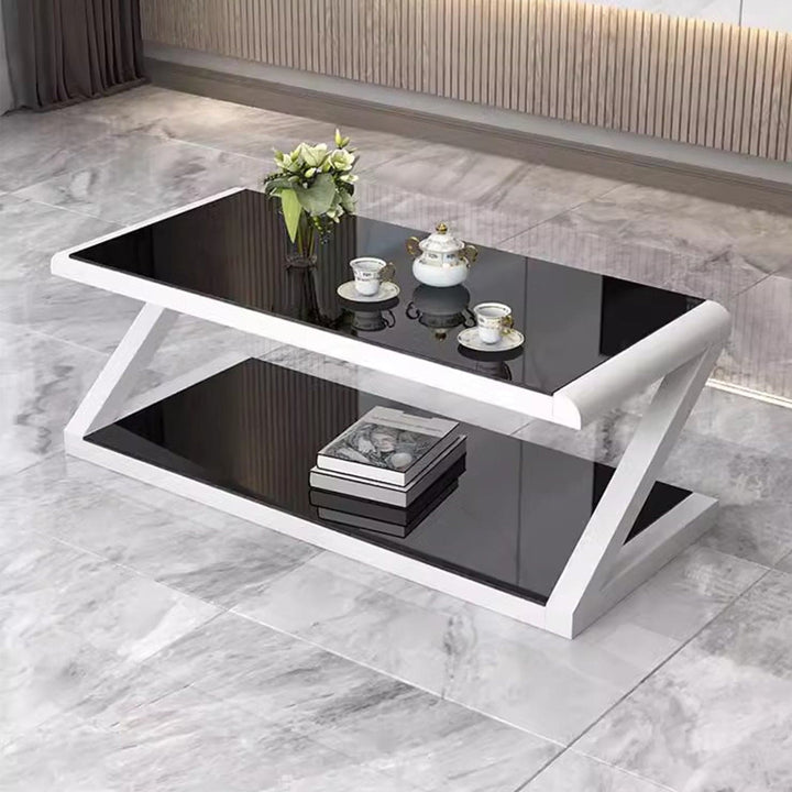 MAS-2306 Masdio ANWELL Z Tempered Glass Top Coffee Table Masdio