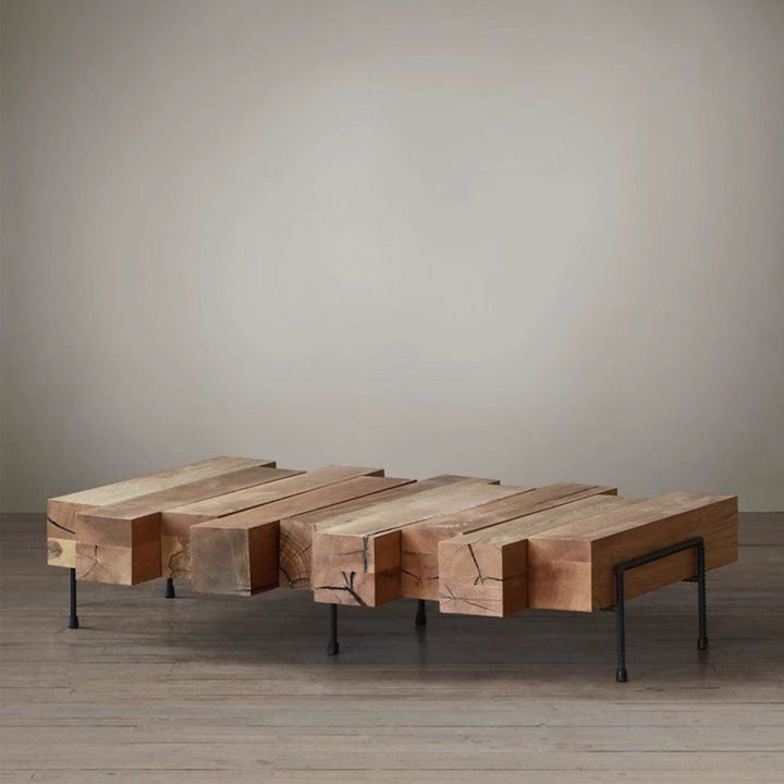 MAS-2310 Masdio JUNTO Rustic Solid Wood Log Coffee Table Masdio