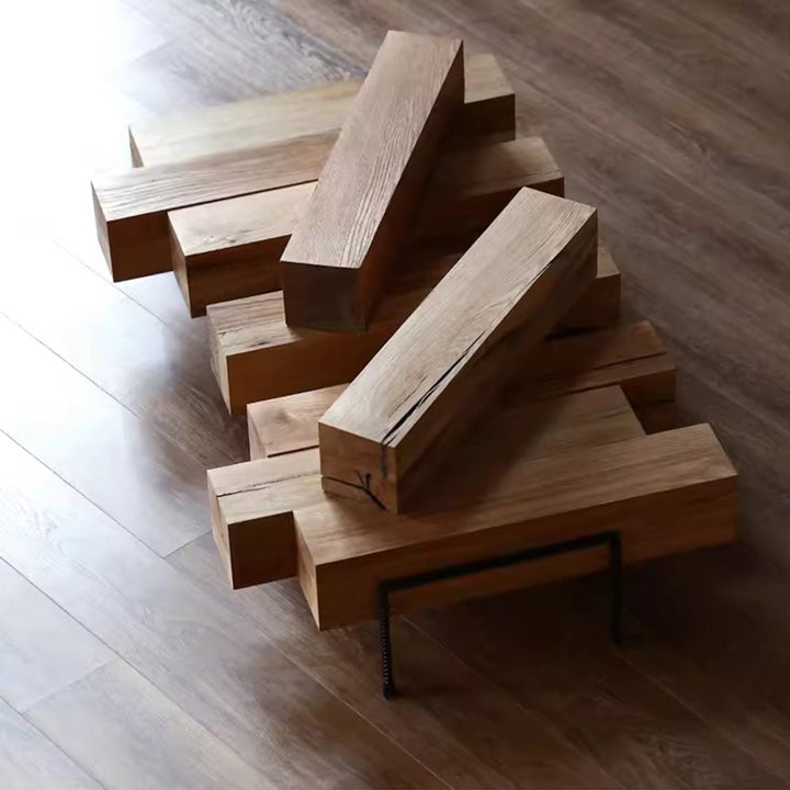 MAS-2310 Masdio JUNTO Rustic Solid Wood Log Coffee Table Masdio