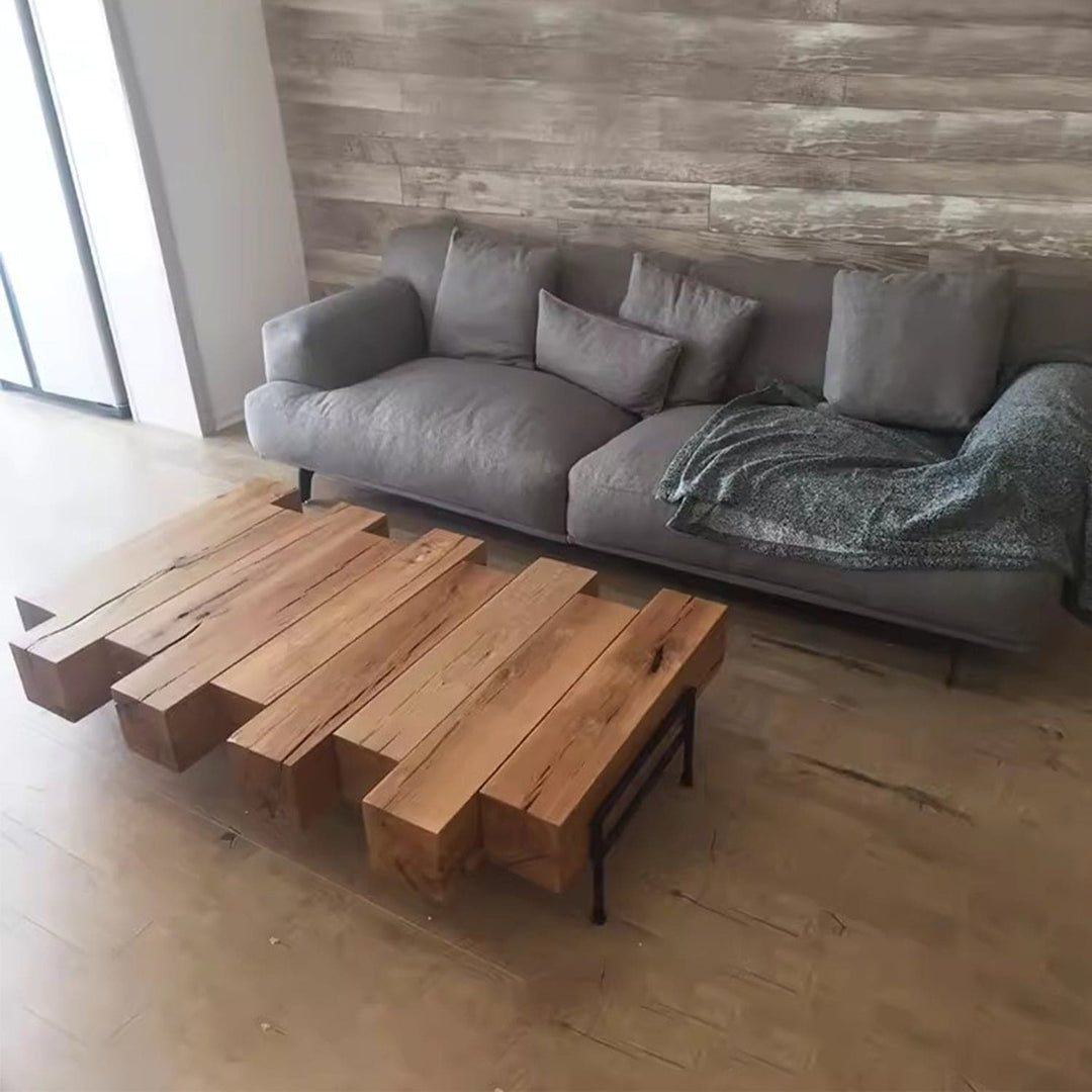 MAS-2310 Masdio JUNTO Rustic Solid Wood Log Coffee Table Masdio