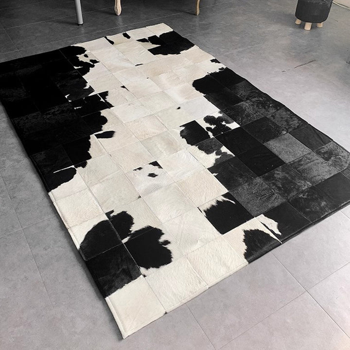 MAS-2353 Masdio SORO Modern Cowhide Leather Rug Masdio