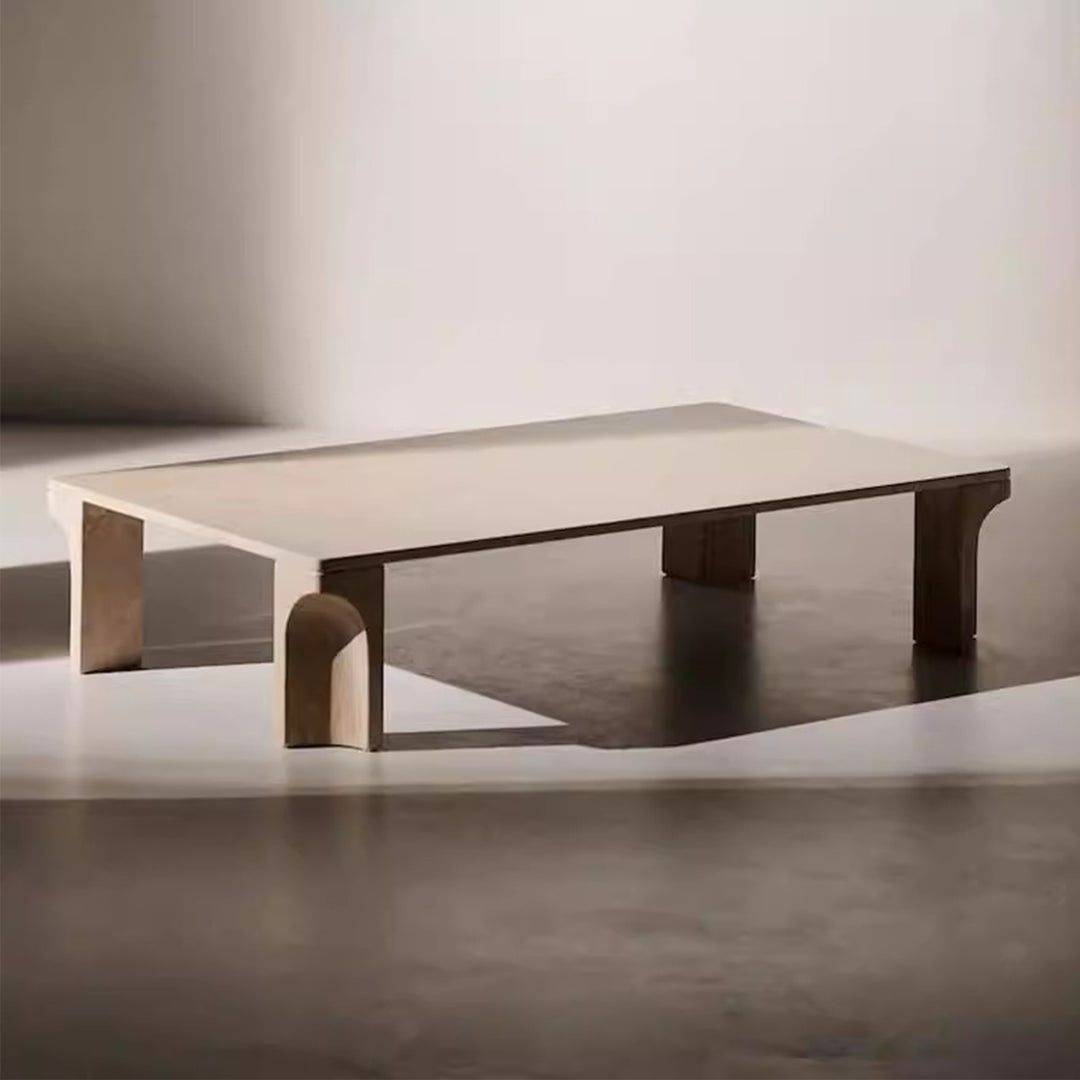 MAS-2445 Masdio YEMI Wabi Sabi Travertine Coffee Table Masdio