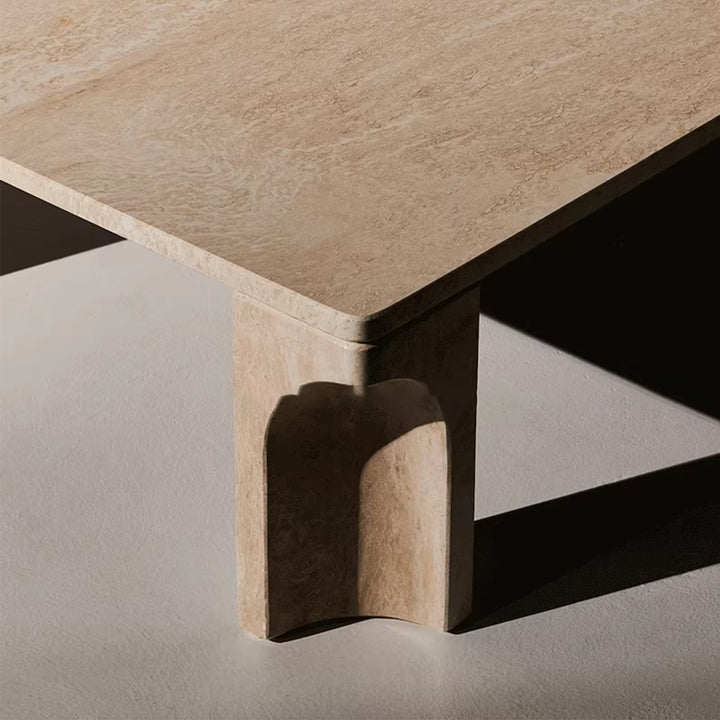MAS-2445 Masdio YEMI Wabi Sabi Travertine Coffee Table Masdio
