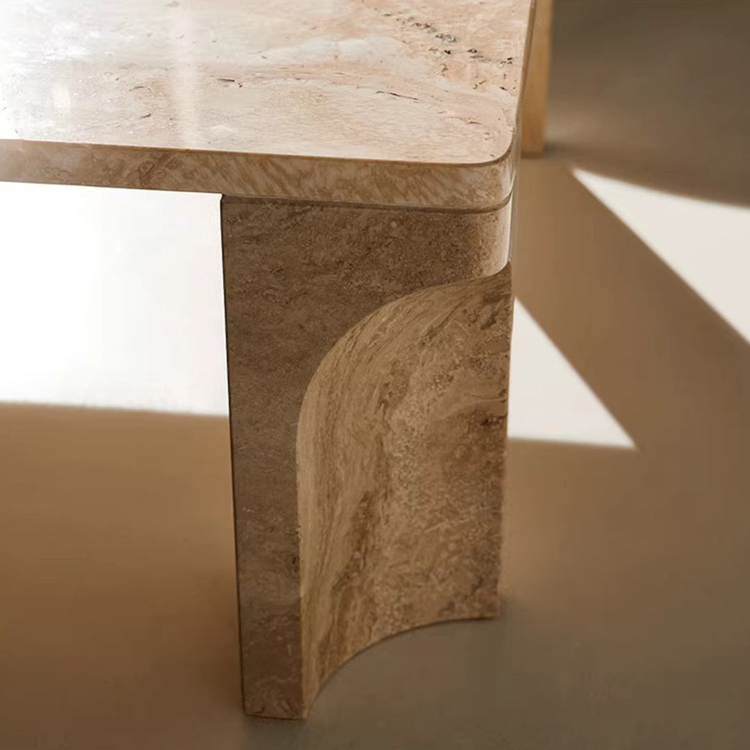 MAS-2445 Masdio YEMI Wabi Sabi Travertine Coffee Table Masdio