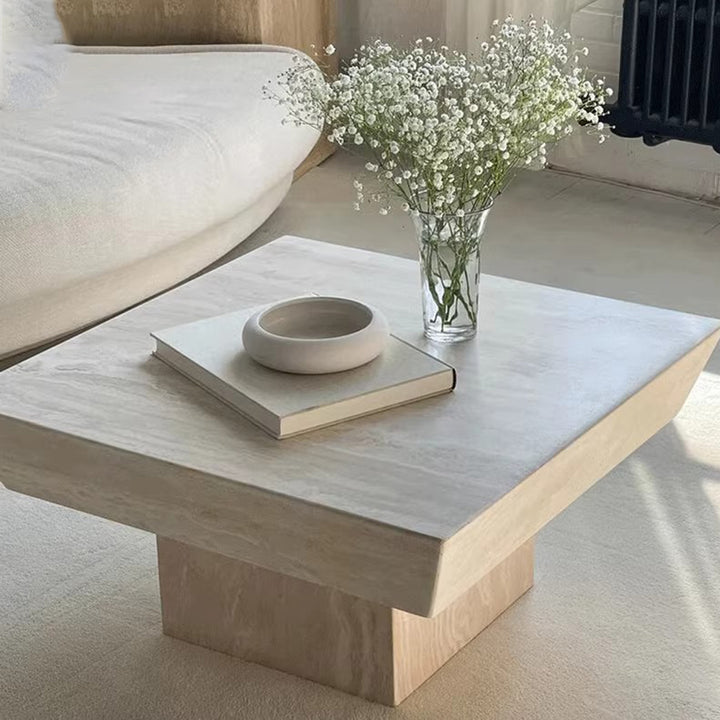 MAS-2446 Masdio EVRIN Modern Travertine Coffee Table Masdio