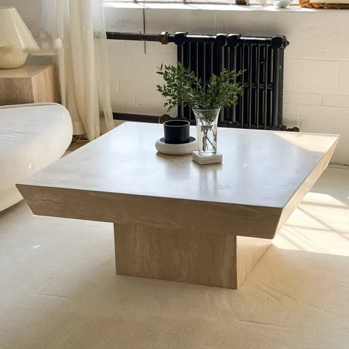 MAS-2446 Masdio EVRIN Modern Travertine Coffee Table Masdio