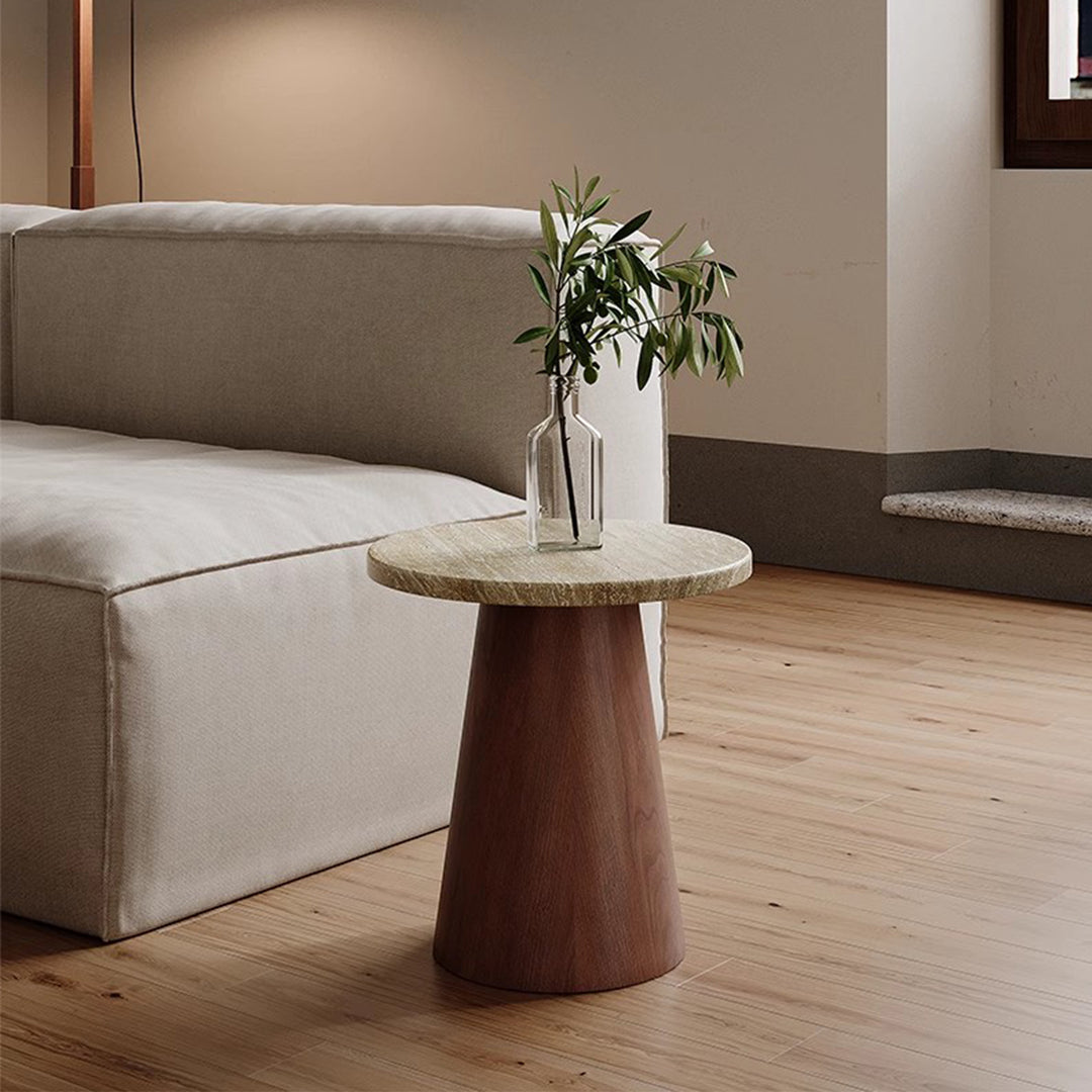 MAS-2448 Masdio KOBER Wabi Sabi Travertine Coffee Table Masdio