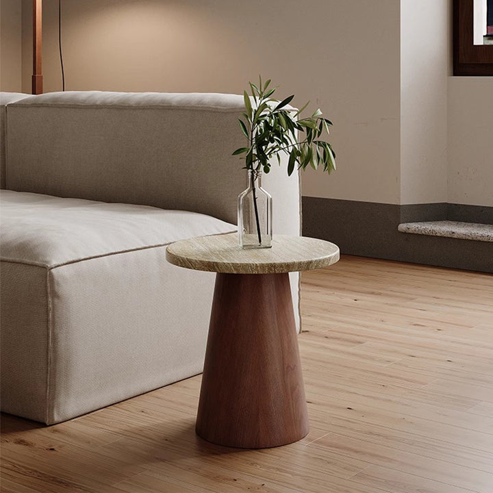 MAS-2448 Masdio KOBER Wabi Sabi Travertine Coffee Table Masdio
