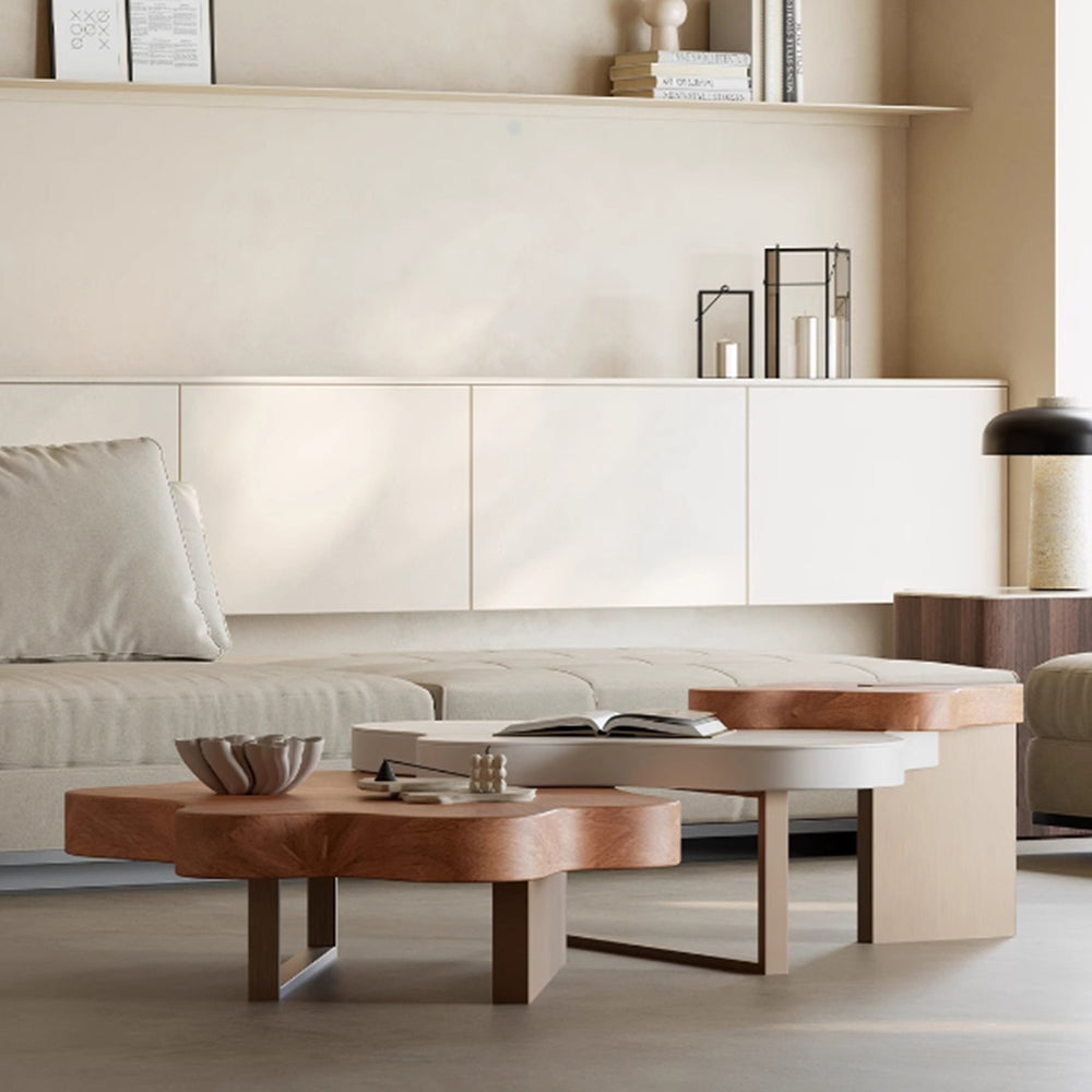 MAS-2450 Masdio KAFKA Modern Solid Wood Nesting Coffee Table Masdio