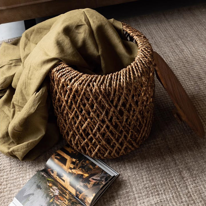 MAS-2453 Masdio MUNRO Rustic Rattan Storage Coffee Table Masdio