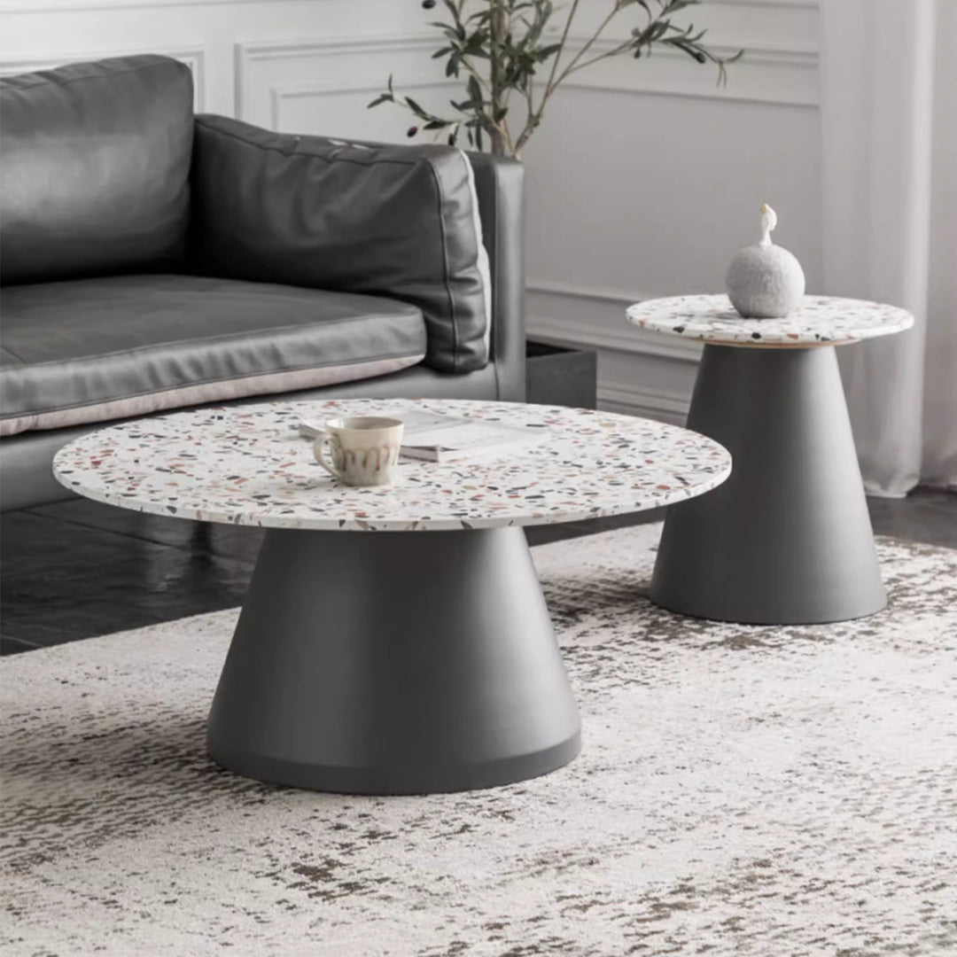 MAS-2454 Masdio BOUDICA Modern Terrazzo Coffee Table Masdio