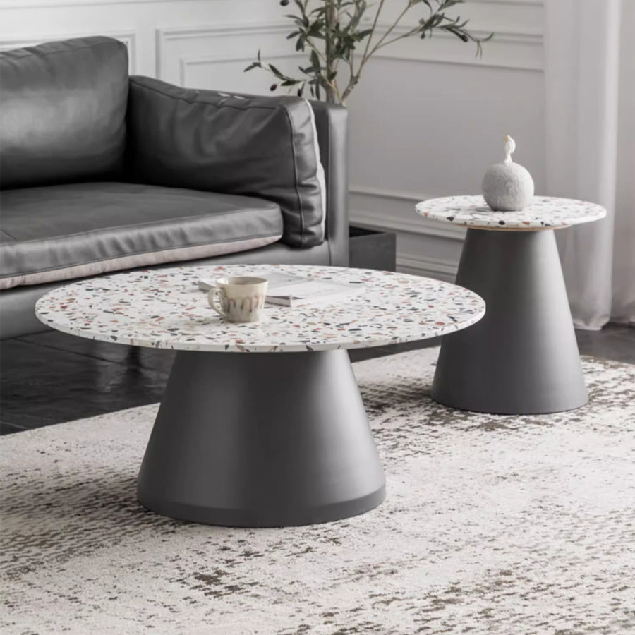 MAS-2454 Masdio BOUDICA Modern Terrazzo Coffee Table Masdio