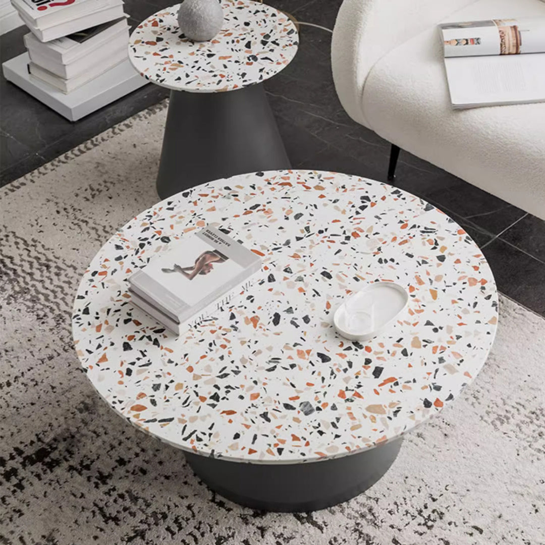 MAS-2454 Masdio BOUDICA Modern Terrazzo Coffee Table Masdio