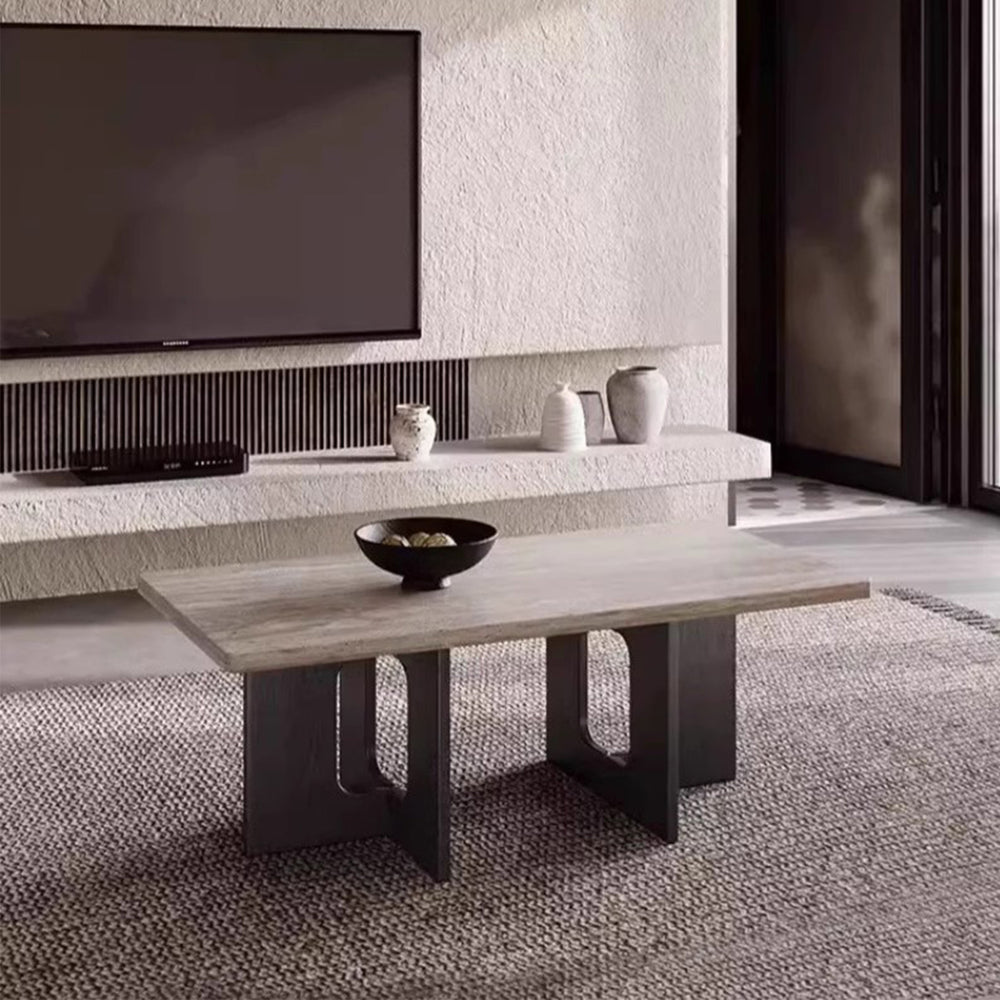 MAS-2456 Masdio NUNE Wabi Sabi Travertine Coffee Table Masdio