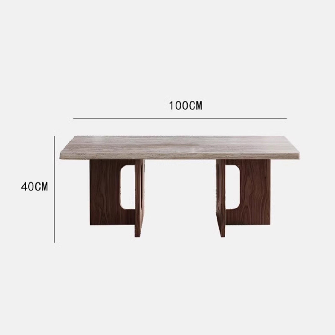 MAS-2456 Masdio NUNE Wabi Sabi Travertine Coffee Table Masdio