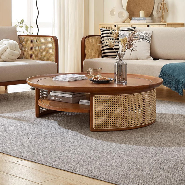 MAS-2460 Masdio ALEXA Japandi Solid Wood Coffee Table Masdio