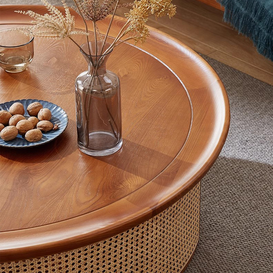 MAS-2460 Masdio ALEXA Japandi Solid Wood Coffee Table Masdio