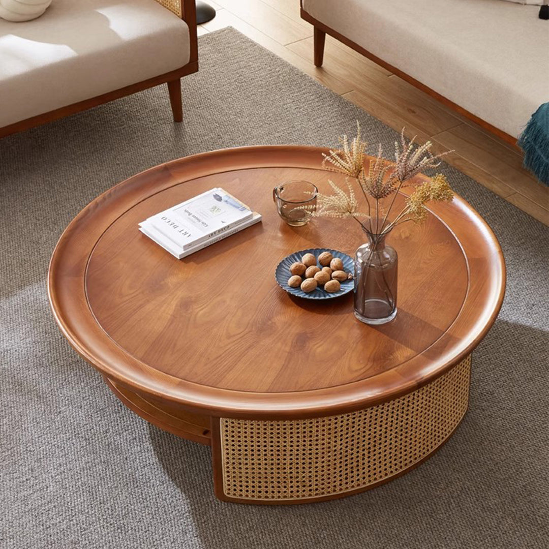 MAS-2460 Masdio ALEXA Japandi Solid Wood Coffee Table Masdio