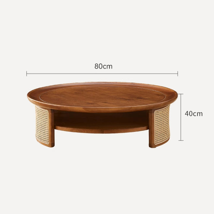 MAS-2460 Masdio ALEXA Japandi Solid Wood Coffee Table Masdio