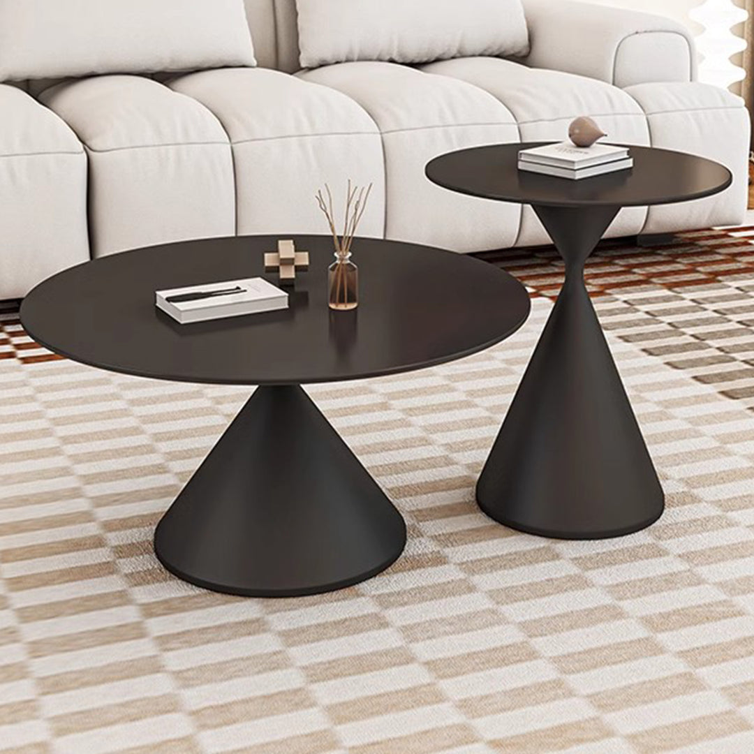 MAS-2461 Masdio ZATI Modern Sintered Stone Round Coffee Table Masdio
