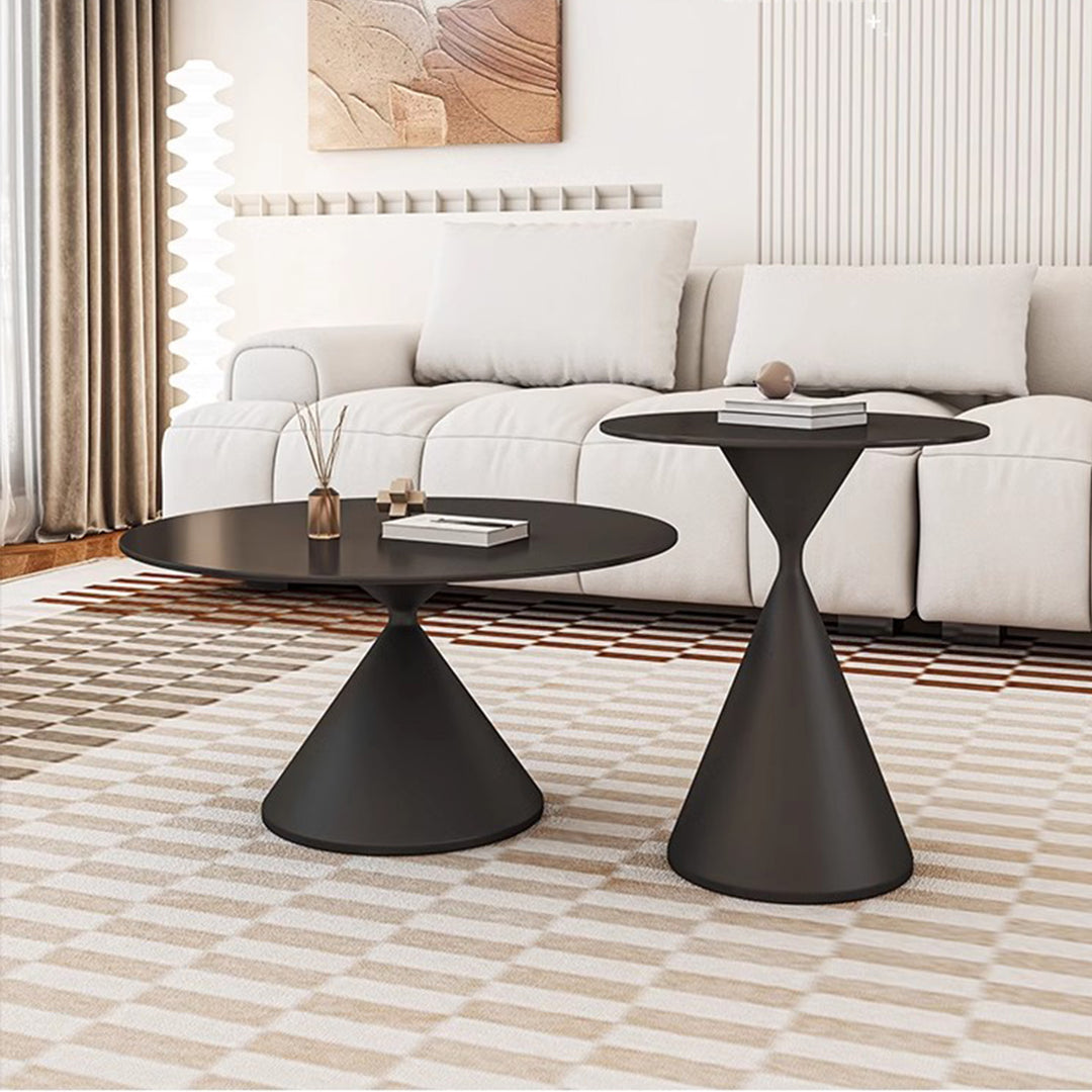 MAS-2461 Masdio ZATI Modern Sintered Stone Round Coffee Table Masdio