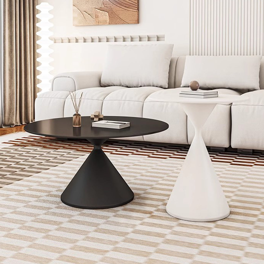 MAS-2461 Masdio ZATI Modern Sintered Stone Round Coffee Table Masdio