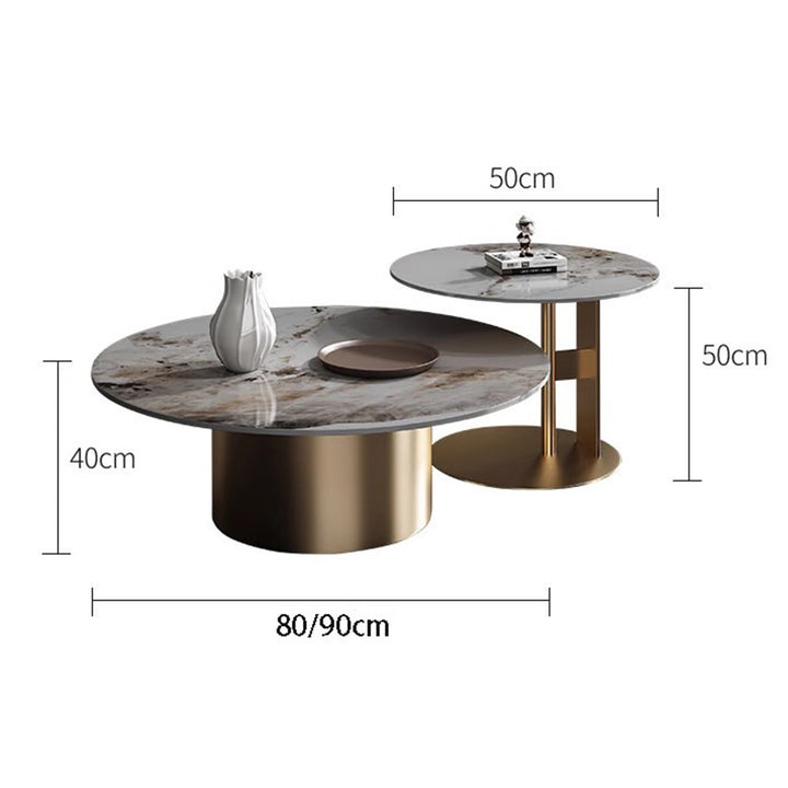 MAS-2469 Masdio ASSCHE Modern Sintered Stone Coffee Table Masdio