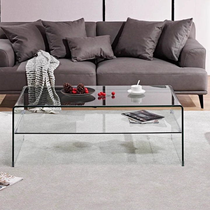 MAS-2470 Masdio BRITT Minimalist Glass Coffee Table Masdio