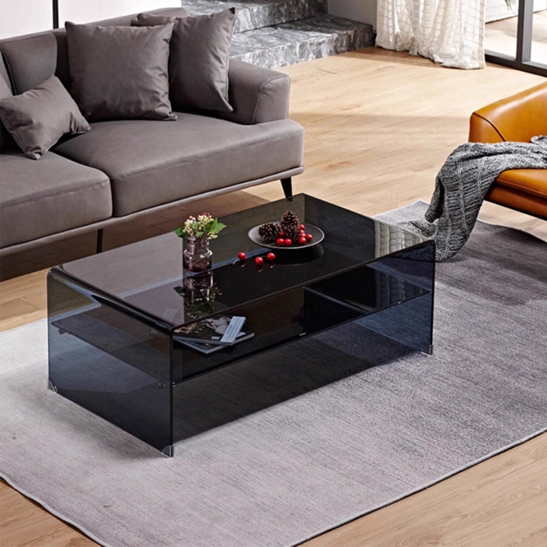MAS-2470 Masdio BRITT Minimalist Glass Coffee Table Masdio