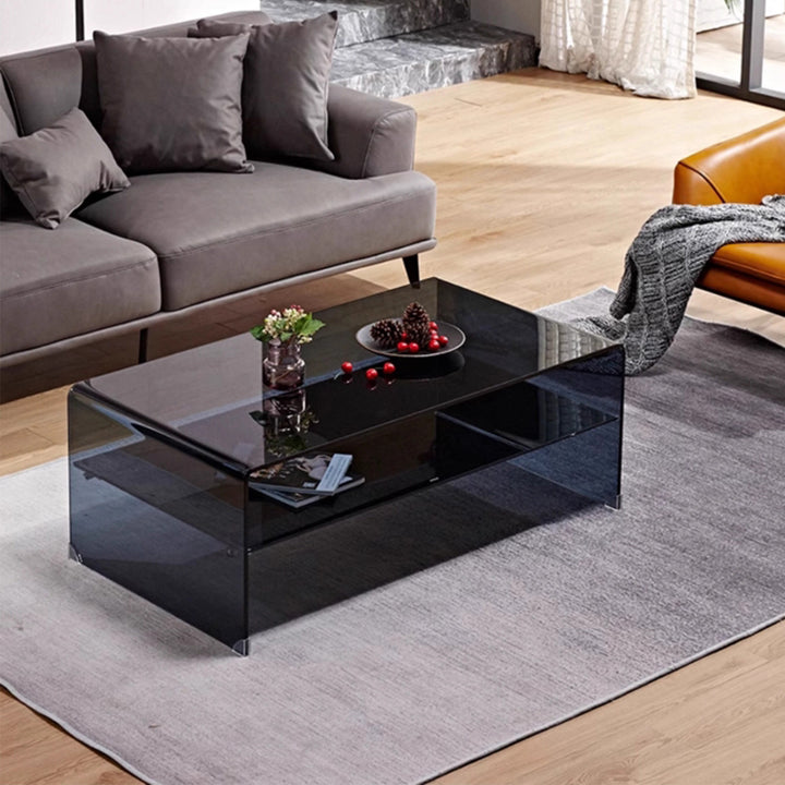 MAS-2470 Masdio BRITT Minimalist Glass Coffee Table Masdio