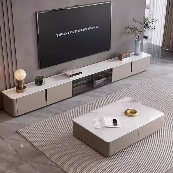 MAS-2475 Masdio LOUNA Modern Sintered Stone TV Console Masdio