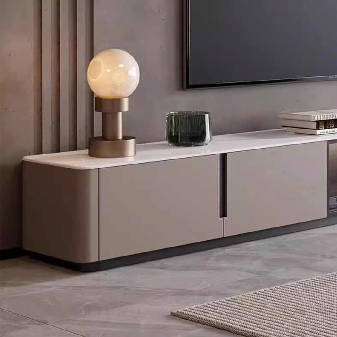 MAS-2475 Masdio LOUNA Modern Sintered Stone TV Console Masdio