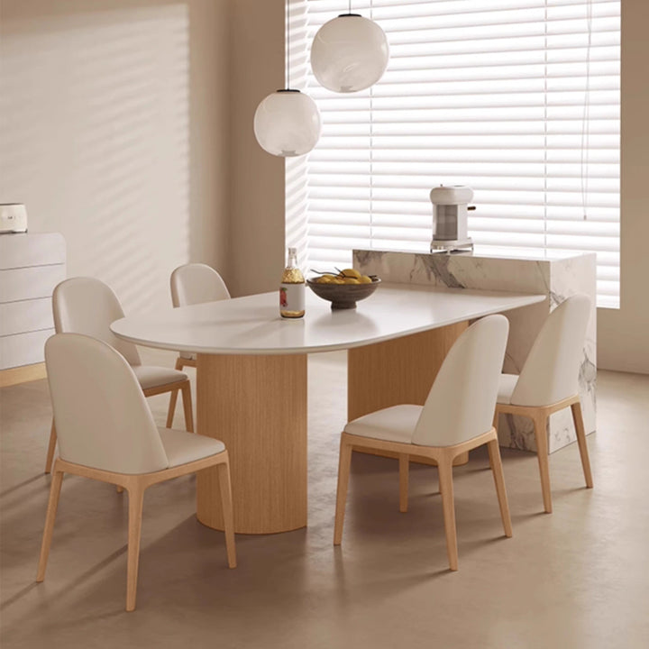 MAS-2680 Masdio Japandi Solid Wood Dining Table